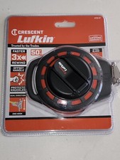 Antique Lufkin Dial 50 Ft Linen Corded Tape Measure No. 1553 — listing 2