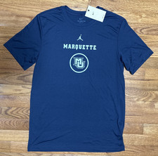 Nike Marquette University Golden Eagles Navy Logo T-Shirt — listing 2