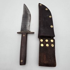 Hand-Forged Knife Made From an Old File, Stamped "OLD FILE HAND MADE" — listing 3