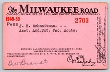 1906 Chicago, Milwaukee & St. Paul Railway Trip Pass Ticket No. 5810 — listing 5
