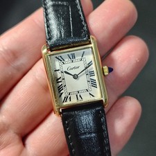 Cartier Tank Louis Mechanical Wristwatch 18K Gold Electroplated — listing 4