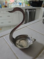 Silver-Plated Figural Swan Napkin Holder / Letter Rack — listing 6