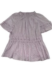 Rebecca Taylor LA VIE Floral Print Short Sleeve Blouse — listing 6