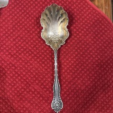 Vintage Silverplate Serving/Table Spoon, Plain Old English (Rattail) Pattern — listing 5