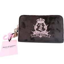 Juicy Couture Embossed Faux Leather Bifold Wallet with Heart Keychain, Blush Pink — listing 2