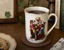 Norman Rockwell Museum 'The Toymaker' Porcelain Mug 1982 — listing 3
