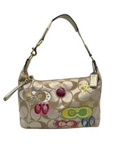 Coach Poppy Multicolor 'C' Print Glam Hobo Shoulder Bag — listing 4