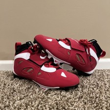 Nike Air Griffey / Air Max style Turf Baseball Cleats, White/Red, Men's US 11.5 — listing 5