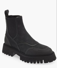 Gucci Novo GG Canvas Chelsea Boots Beige/Ebony — listing 3