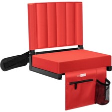 Folding Stadium Seat / Bleacher Chair with Back Support — listing 2
