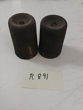 Antique Cast Iron Ogee Shelf Clock Weights, Set of 3 — listing 3