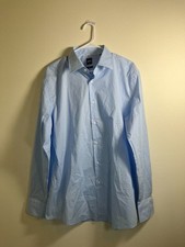 Men's Slim Fit Easy Iron Dress Shirt (Cream/Ivory)