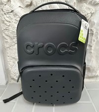 Crocs Classic Croc Backpack in Slate Grey with Jibbitz Charm Holes — listing 4