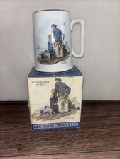 Norman Rockwell Ceramic Coffee Mug with Nautical/Maritime Scene and Gold Trim — listing 4