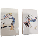 Norman Rockwell "Four Seasons" Playing Cards - Spring & Fall Sealed Decks (Trump/Gold Circle Line) — listing 6