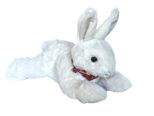 Plush Floppy-Eared Bunny Rabbit Stuffed Animal, Pink with Orange Inner Ears