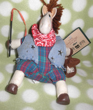 Russ The Country Folks Barker Hound Dog Figures, Pair with Tags — listing 5