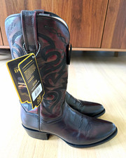 Dan Post Women's Metallic Silver Leather Western Ankle Boots — listing 5