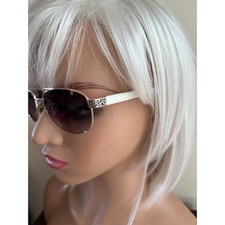 Brighton "Sugar Shack" Aviator Sunglasses with Leopard Print Temples — listing 3