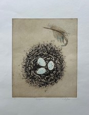 "Birds of a Feather II" Signed & Numbered Limited Edition Etching, 184/250 — listing 4