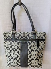 Coach Signature Stripe Jacquard Tote Bag F28504 — listing 3
