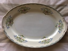Japanese hand-painted platter Vintage Empress China Hand-Painted Floral Oval Serving Platter, Made in Japan — listing 4