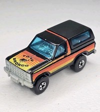 Vintage Hot Wheels Blackwall Blue Pickup Truck with Orange Tampo Made in Hong Kong — listing 3