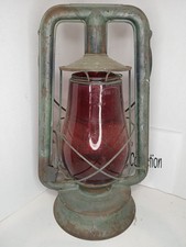 Antique Embury Manufacturing Co. Tubular Kerosene Barn Lantern — listing 5
