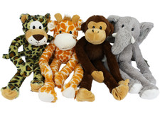 Green & White Plush Dog with "Colombo Seven" Promotional Print — listing 2
