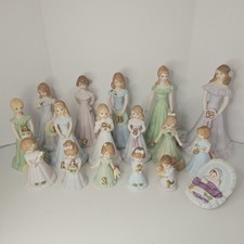 Enesco Growing Up Birthday Girls Age 14 Porcelain Figurine (Brunette) — listing 5