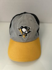 Pittsburgh Penguins '47 Brand NHL Adjustable Dad Hat, Cream/White — listing 3