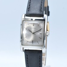 Vintage Doxa Gold-Plated Manual-Wind Men's Dress Watch with Fancy Teardrop Lugs — listing 5