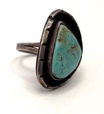 Navajo Sterling Silver Turquoise Cuff Bracelet
