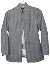 Chou Yatou Women's Brown-Tan Herringbone Blazer, Size M (NWT)
