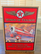 Wings of Texaco 1930 Travel Air Model R "Mystery Ship" Die-Cast Coin Bank, 5th in the Series — listing 5