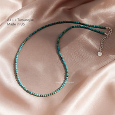 1980s Turquoise Nugget and Cultured Pearl Beaded Necklace, 23" with 14K Gold Filigree Clasp 14K stamped — listing 6