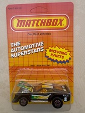 Matchbox Superfast Mustang Piston Popper Diecast Car, Blue with Amber Windows — listing 3