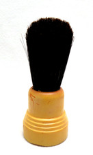 Antique Marbled Bakelite Barbershop Shaving Brush Stand with Bowl — listing 5