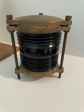 Vintage Brass Nautical Ship Oil Lamp Lantern with Glass Chimney Yes - there is a name/mark I can read — listing 5