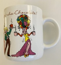 Vintage Hallmark "Mugs" Hot-Cha-Chocolate! Cartoon Coffee Mug — listing 3