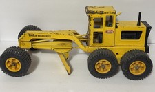 Vintage Tonka Diesel No. 600 Pressed Steel Road Grader, Orange — listing 6