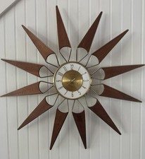 Mid Century Modern Atomic Starburst Wall Clock — listing 2