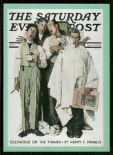 Norman Rockwell Collector Card W2 'Tackled' - Saturday Evening Post Nov. 21, 1925 — listing 2