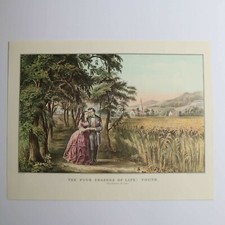 Set of 4 Currier & Ives Four Seasons Decorative Wall Plates — listing 4