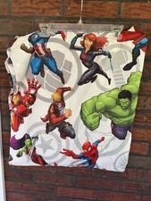 Marvel Avengers Full Size Sheet Set (Flat, Fitted, 2 Pillowcases) — listing 2