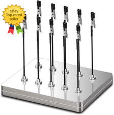 Adjustable Rotary Soldering Station Helping Hands with Magnifying Glass Base