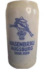 Group of German Salt-Glaze Stoneware Beer Steins with Pewter Lids — listing 4