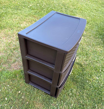 Sterilite 3-Drawer Wicker-Weave Wide Storage Tower Set (Pair) — listing 4