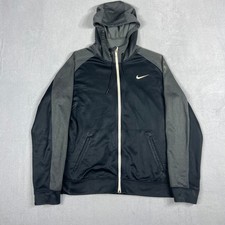 Nike Sportswear Club Fleece Full-Zip Hoodie, Grey, Women's Size S — listing 4