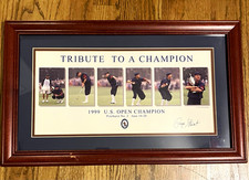 Payne Stewart 1999 U.S. Open Champion Framed Photo Collage with Facsimile Signature Plate — listing 5